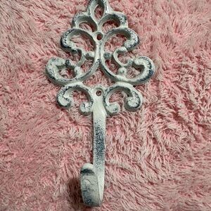 Elegant White Decorative Wall Hook